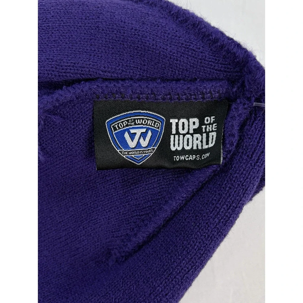 K-State Wildcats Beanie Hat Top of the World Purple Knit Skull Cap NCAA New